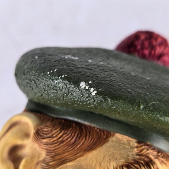 Vintage Bossons Head "Jock" 1969 Chalkware Wall Hanging 3D Discontinued - Picture 10 of 11